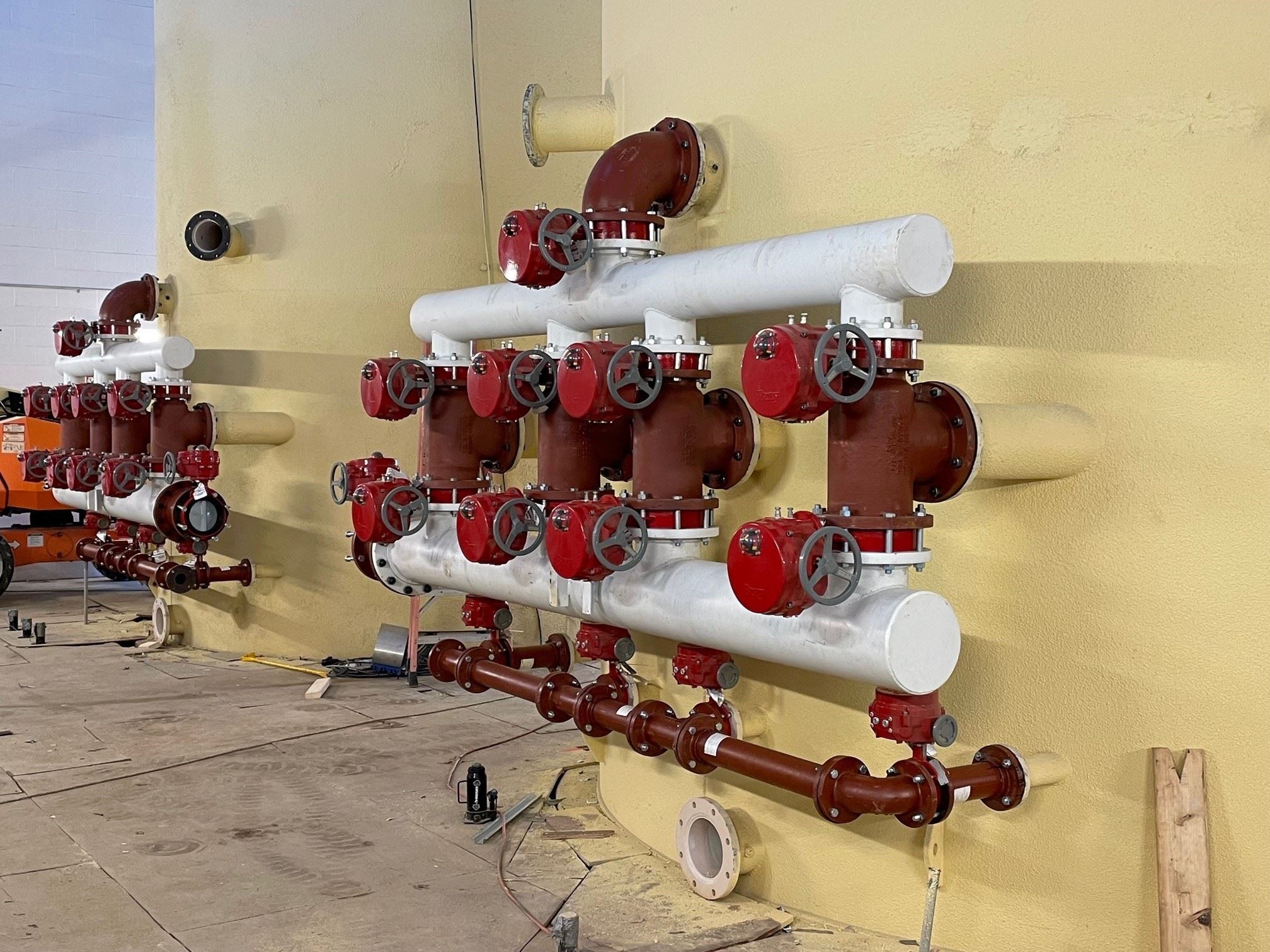 Installation of Filter Tank Face Piping